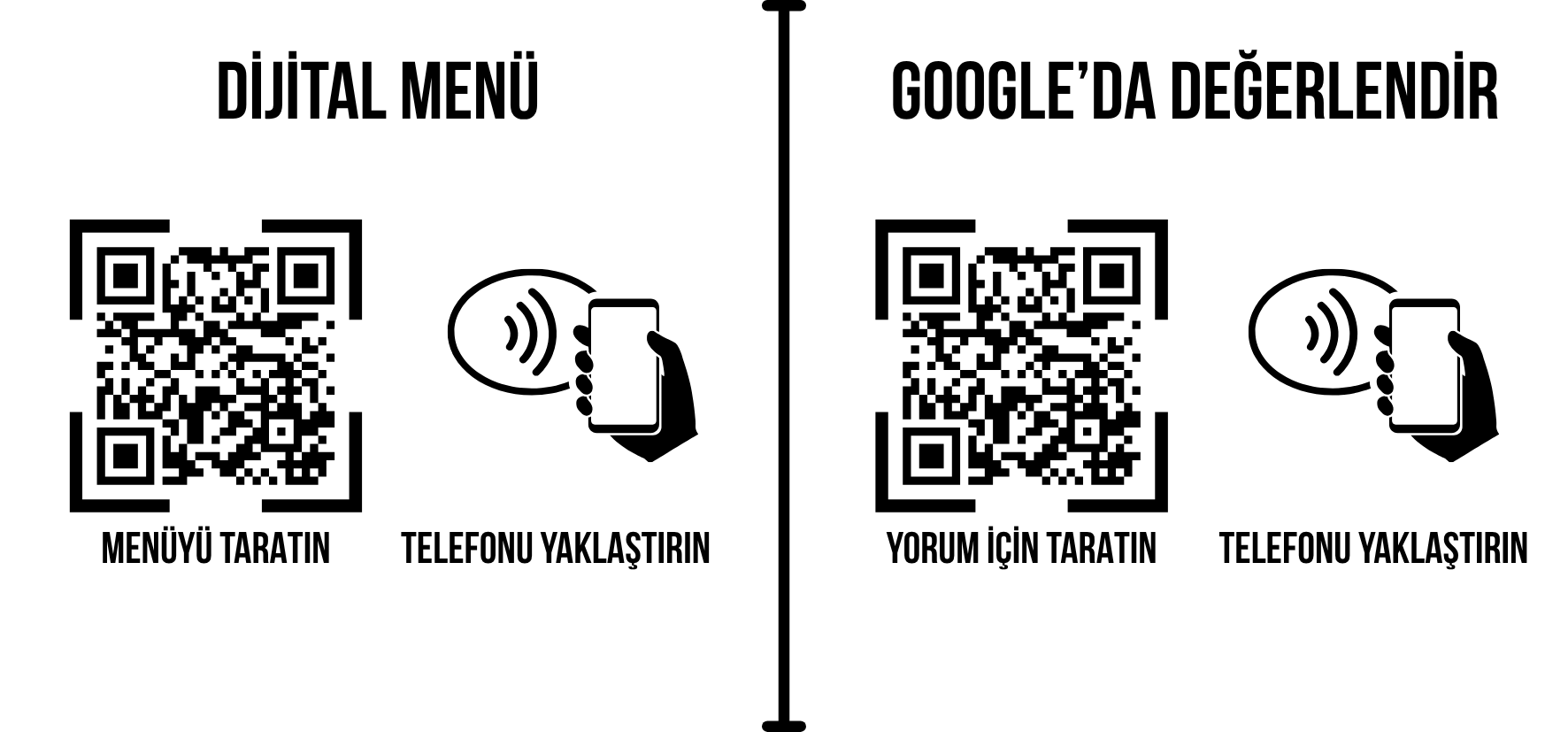 Masalık Dijital Menü Kartı